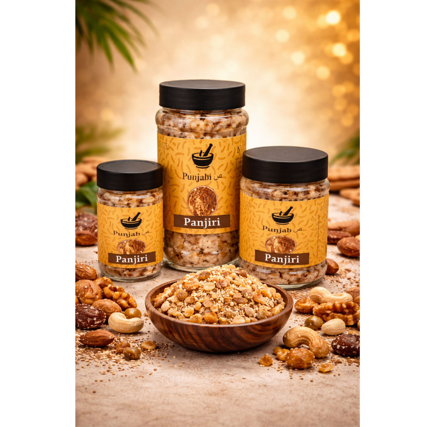 Desi Ghee Panjiri by Punjabi Suad in premium packaging for authentic Pakistani food.