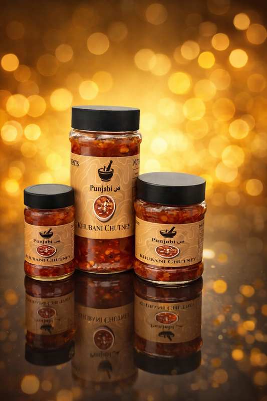 Khubani Chutney by Punjabi Suad in premium packaging for authentic Pakistani food.