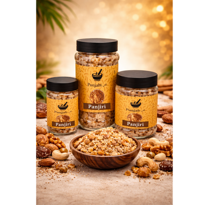 Desi Ghee Panjiri by Punjabi Suad in premium packaging for authentic Pakistani food.