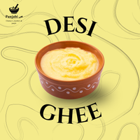 Desi Ghee by Punjabi Suad in premium packaging for authentic Pakistani food.