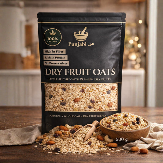 Dry Fruits Oats by Punjabi Suad in premium packaging for authentic Pakistani food.