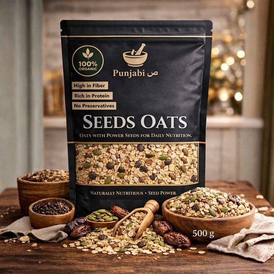 Seeds Oats by Punjabi Suad in premium packaging for authentic Pakistani food.