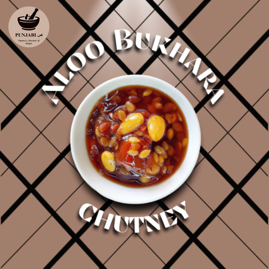 Aloo Bukhara Chutney by Punjabi Suad in premium packaging for authentic Pakistani food.